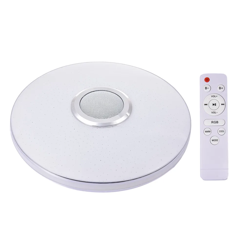 

RGB Ceiling Light Colorful Remote Control Flashlight With Bluetooth Speaker Bluetooth APP And Remote Control No Flicker No Noise