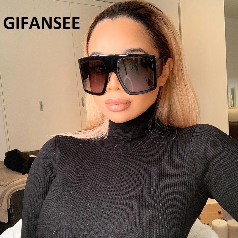 Очки солнцезащитные GIFANSEE квадратные для мужчин и женщин брендовые дизайнерские