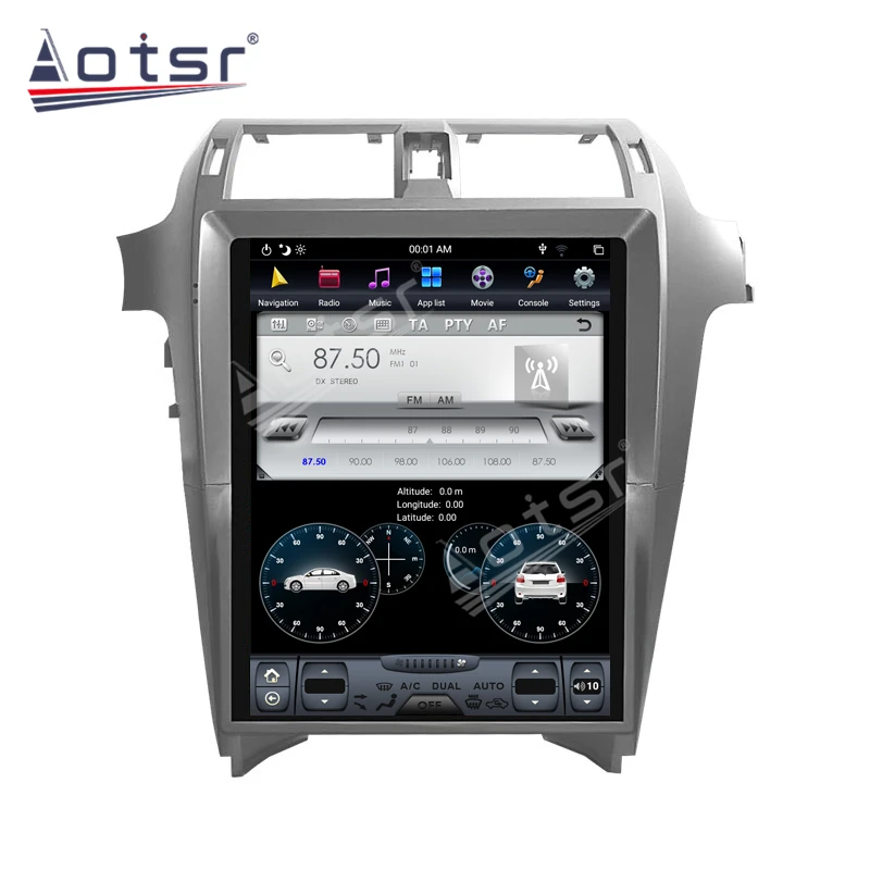 Головное устройство DSP HD для Lexus GX460 GX400 2010-2016 в стиле Tesla Android 9 0 4 ГБ 64 PX6