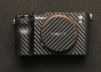 Protetora de Fibra de Carbono Mesmo para Sony Câmera de Corpo Anti-corrosão à Prova de Arranhões Película Faça Você c A7c a7