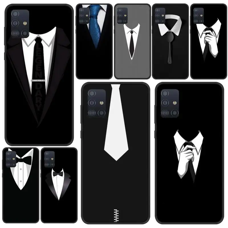 

Shirt and tie man Phone Case For Samsung S5 S6 S7 S8 S9 S10 S20 S21 Edge Plus E Fe Lite