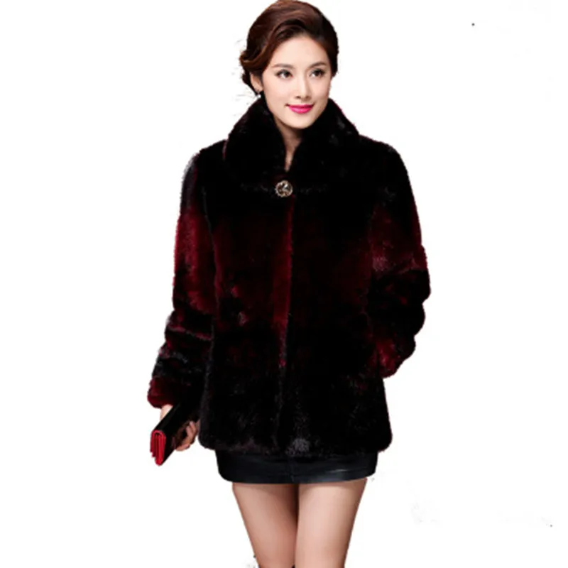 Высококачественная роскошная норковая шуба 2019 женская зимняя обувь пальто Топы