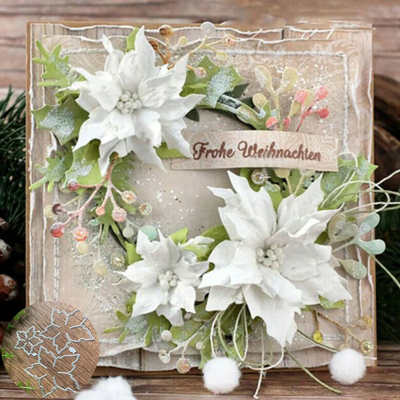 Scrapbooking Decorative Embossing Flower Metal Cutting Dies Cutter Stencils Photo Album Decor Card Making DIY Crafts | Дом и сад