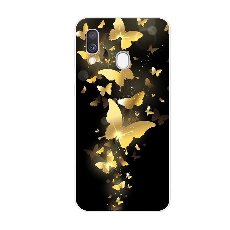 Тёмно-синий Чехол для samsung A40 Чехол Мягкий силиконовый чехол для телефона для samsung Galaxy A40 A 40 A405 SM-A405F A405F Мультяшные ракушки - Цвет: Тёмно-синий