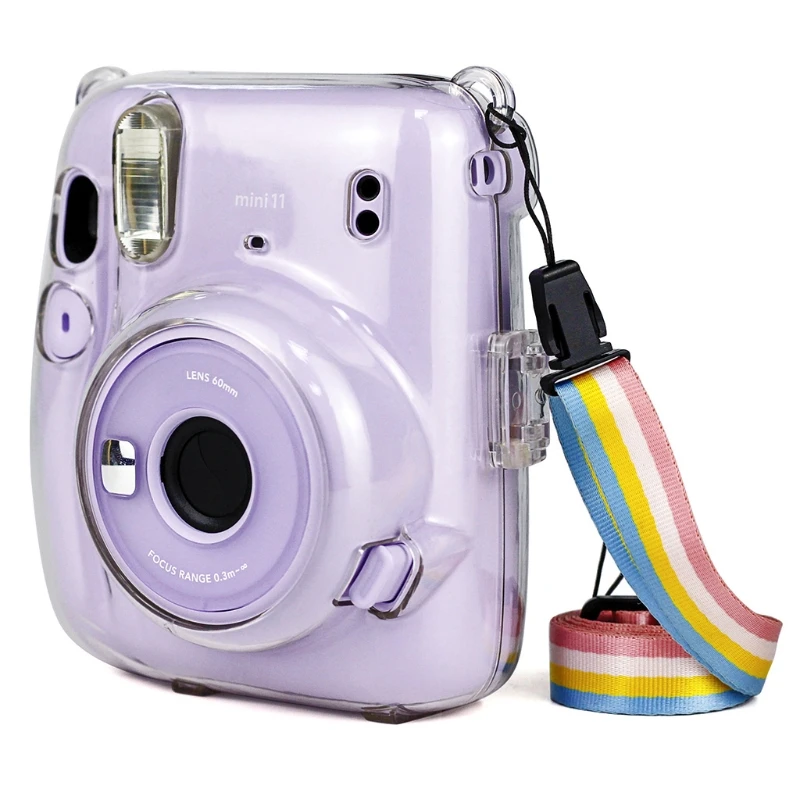 

For instax Mini 11 Camera Case Soft Silicone Protective Cover Scratch-proof Storage Carry Bag