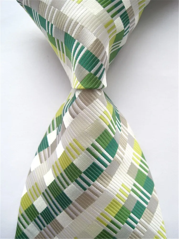 Новые Классические мужские Галстуки Синий Фиолетовый Пейсли Клетчатый 100%