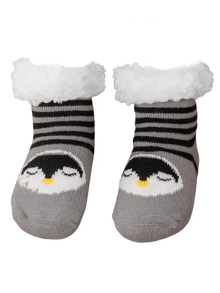 

Baby Fuzzy Socks Warm Thick Velvet Toddler Baby Floor Socks