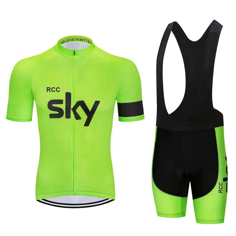

RCC SKY Cycling Team Clothing Bike Jersey 20D Bike Shorts Ropa Ciclismo Quick Dry Mens Summer BICYCLING Maillot Culotte Set