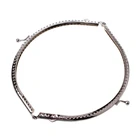 1 шт. металлическая рама поцелуй застежка свод рукоделие для сумок серебристого цвета 15 см 62KE