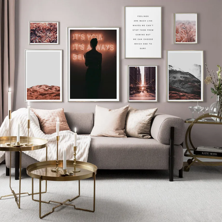 Настенная живопись на холсте Нью-Йорк Лондон мост цветок девушка скандинавские