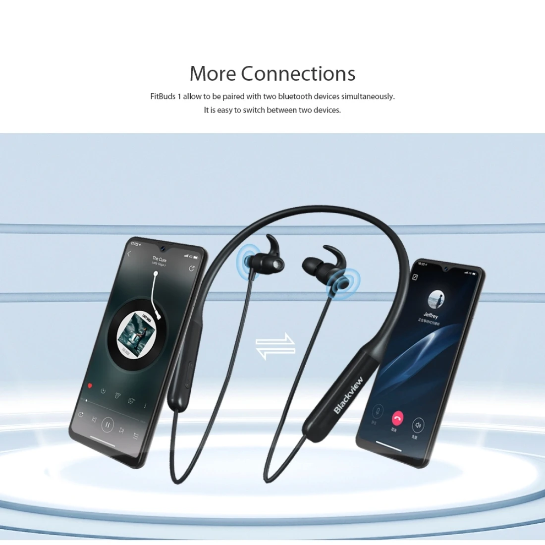 Оригинальные Беспроводные спортивные Bluetooth-наушники Blackview FitBuds 1