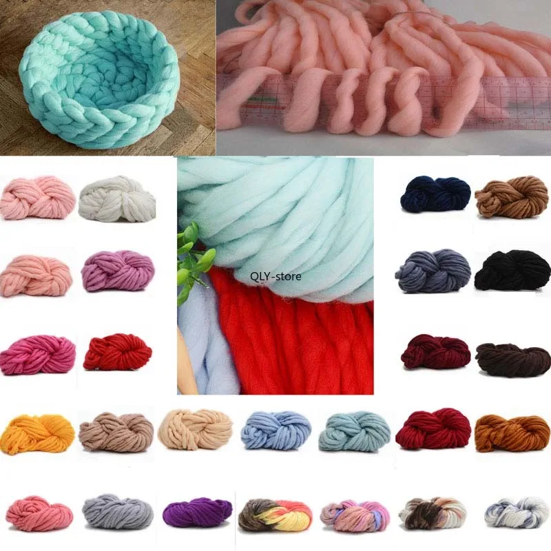 Вязаный цветной большой шарф ручной работы супермягкий 5 косычков X 250 г в