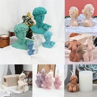 david avatar candle silicone mold diy handmade soap gypsum clay resin crafts making mould home decoration ornaments 2022 new