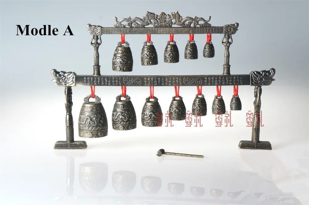 

decoration copper silver factory outlets Copper Dragon Bell Chimes China Ancient Musical Instruments Bronze Bells
