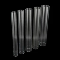 1 pc 4850cm length 5060707590mm highly transparent acrylic pipe fish tank aquarium irrigation pipe tube