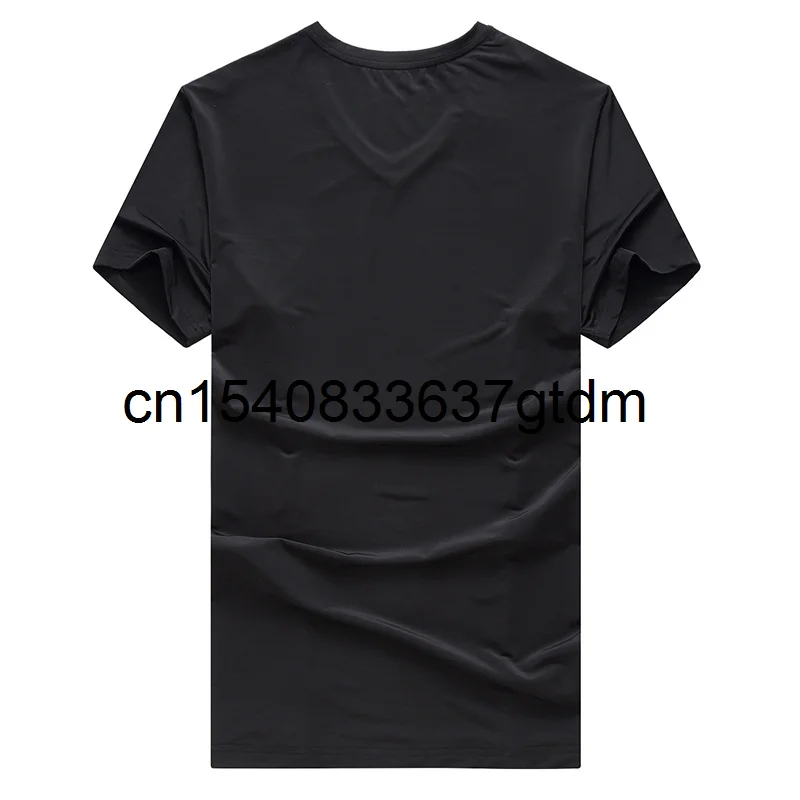 

Summer new men's fattening plus size fashion casual V-neck short sleeve t-shirt men's fat short sleeve T-shirt