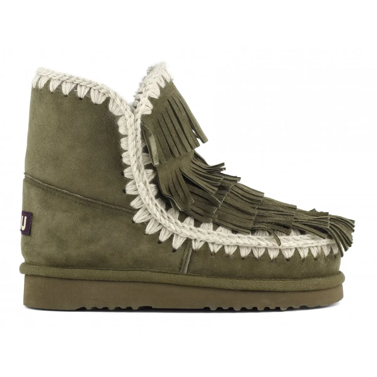 

2021 winter women snow ankle boots eskimo 18 suede fringes original sheepskin luxury brand ladies botines botas