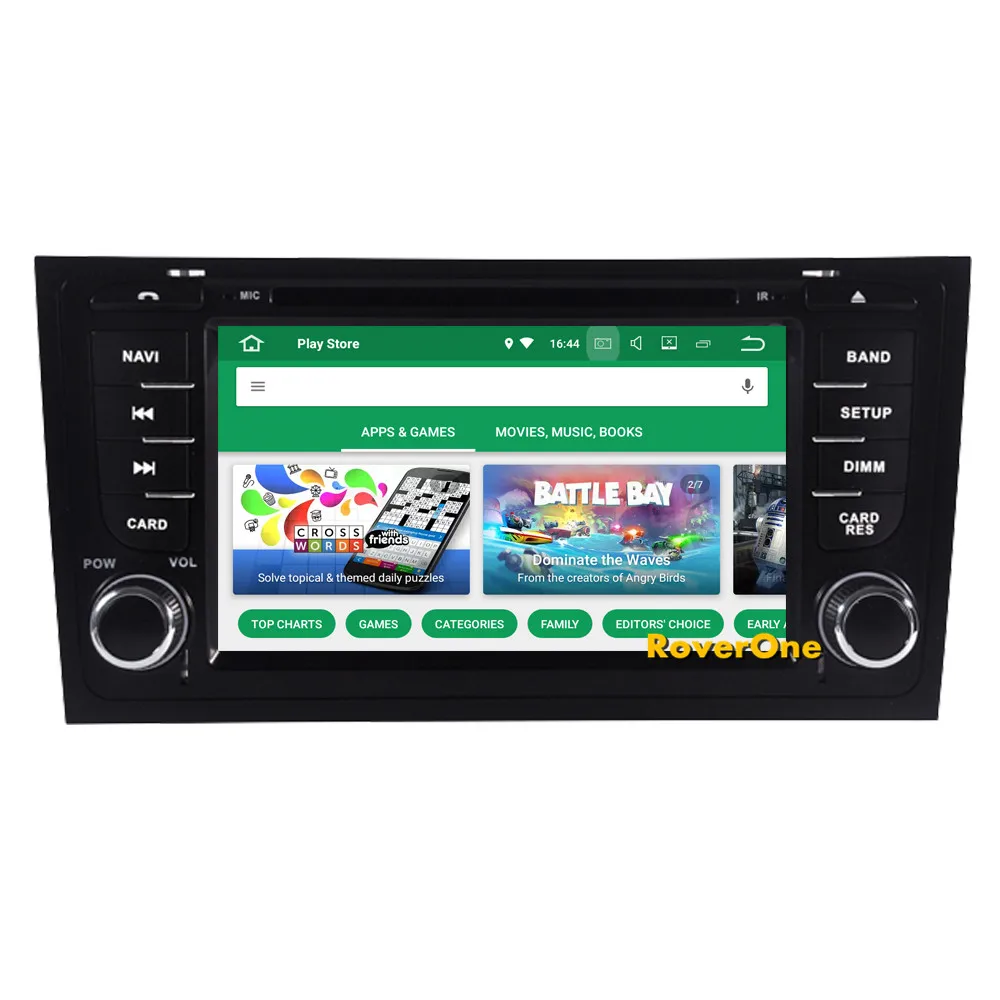 RoverOne Android 9,0 Автомобильная Мультимедийная система для Audi A6 C5 S6 RS6 Радио Стерео DVD gps навигация медиа музыкальный плеер PhoneLink