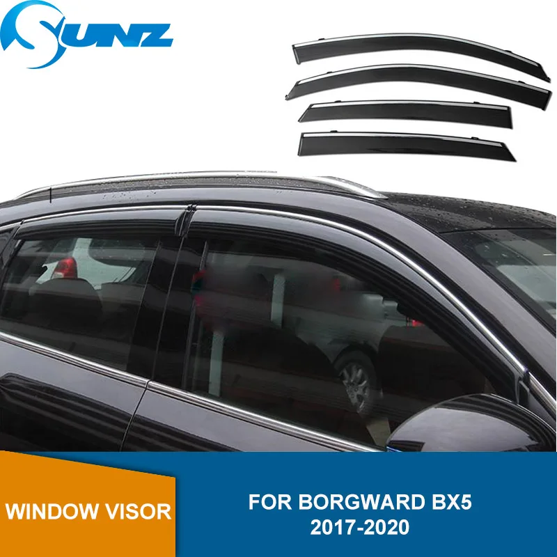 

Side Window Deflectors For Borgward BX5 2017 2018 2019 2020 Smoke Sun Shield Window Visor Sun Rain Deflectors Car Styling SUNZ
