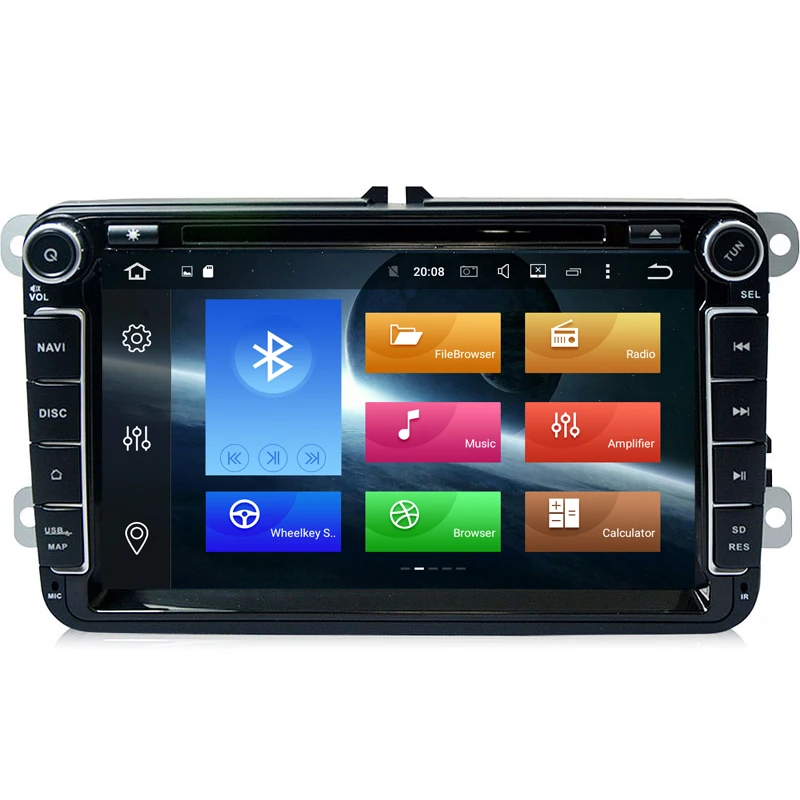 8 ''Android 10 0 Восьмиядерный автомобильный DVD GPS для VOLKSWAGEN skoda POLO GOLF PASSAT CC TIGUAN TOURAN Bora