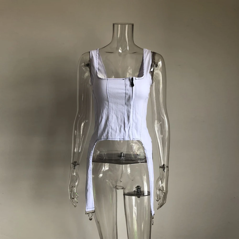 Лидер продаж 2019 укороченный женский топ KGFIGU Demin с квадратным вырезом