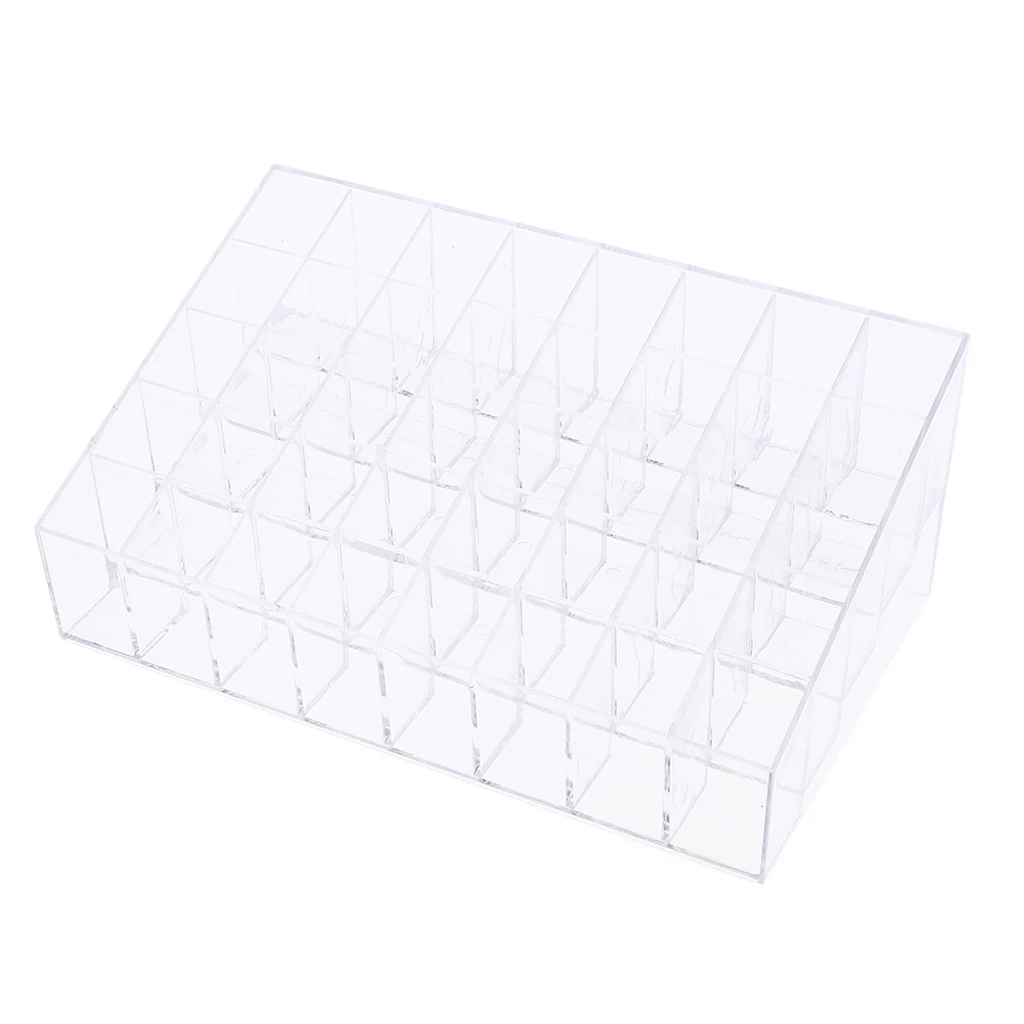 Premium Beauty Organization Acrylic Lipstick Organizer & Beauty Container 40 Space Storage Container Makeup Case