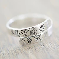 new european and american simple style dandelion opening adjustable ring ladies temperament ring
