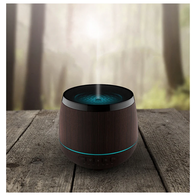 

Aromatherapy Diffuser 200ml Bluetooth Speaker Ultrasonic Cool Mist Humidifier Waterless Auto Shut off Timer Adjustable Mist Mode