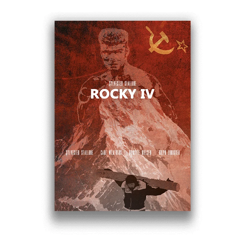 Рокки белая бумага с покрытием принты живопись украшение для дома гостиная