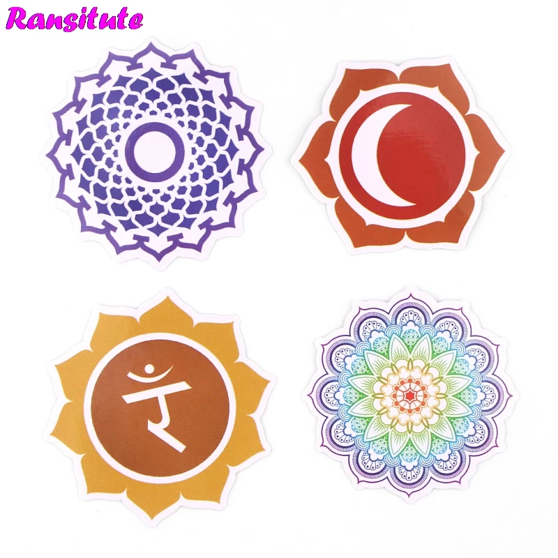 24 шт./компл. наклейка для йоги водонепроницаемый стикер компьютера скейтборда