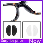 10 партуп. D-образная оправа для очков с плоским мостиком для носа унисекс силиконовая Нескользящая Накладка для носа аксессуары для очков