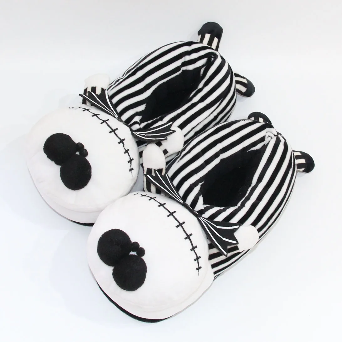 Теплые плюшевые шлепанцы Кошмар перед Рождеством Джека Скеллингтона мягкая