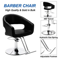 high end hair salon barber chair haircut classic volume of the back chair black adjustable commercial styling salon furniture