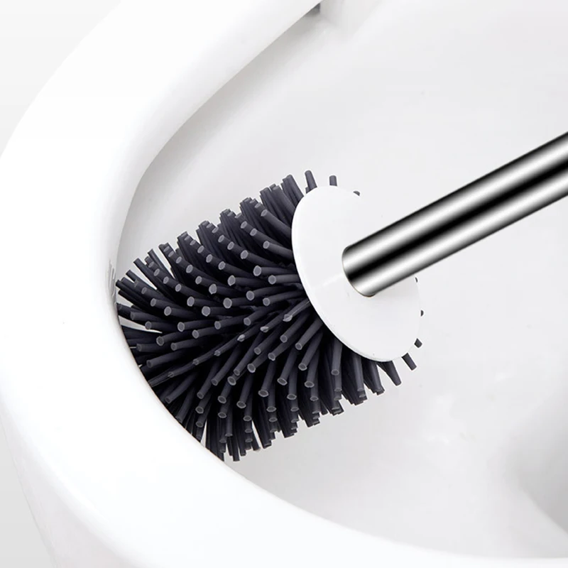 Силиконовая щетка для унитаза напольная настенная Щетка Для Чистки набор