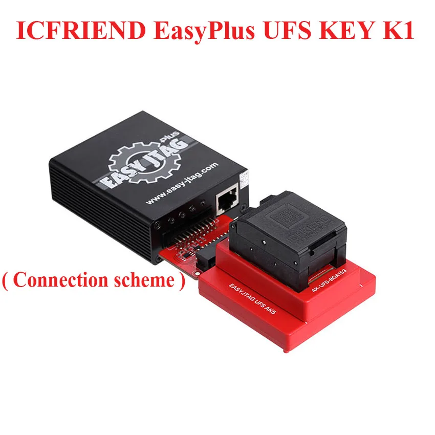 MOORC ICFRIEND Easyplus UFS ключ K1 памяти на носителе EMMC ISP 2 в 1 адаптер Поддержка легкий jtag