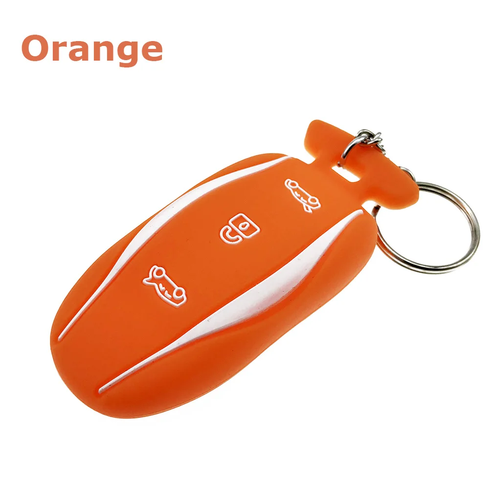 Key Case Cover Shell Holder For Tesla Model S Automobile Silicone Auto Decor Accessories | Автомобили и мотоциклы