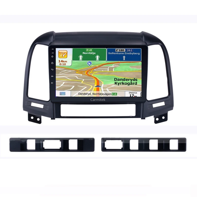 Standard Android автомобильный Радио Мультимедиа Стерео Аудио плеер Navi gps 2Din для hyundai Santa Fe 2006 2007 2008 2009 2010 2011 2012 головное устройство - Color: Standard