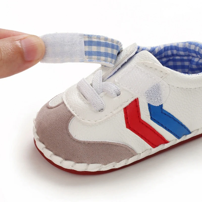 

New Baby Boys Girls Toddler Sneakers Casual Mixed Colors Soft Sole Crib Shoes Newborn Leather Sports Shoes Prewalkers