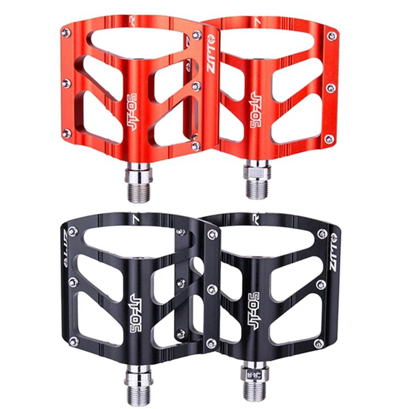 

ZTTO MTB Подшипник Сплав плоская педаль велосипедные педали С нескользящими штифтами хороший захват велосипед дорожный велосипед JT05 педаль