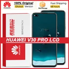 100% Оригинальный 6,57 ''для Huawei Honor V30 Pro View 30 Pro, ЖК-дисплей, сенсорный экран, дигитайзер в сборе с рамкой, запасные части
