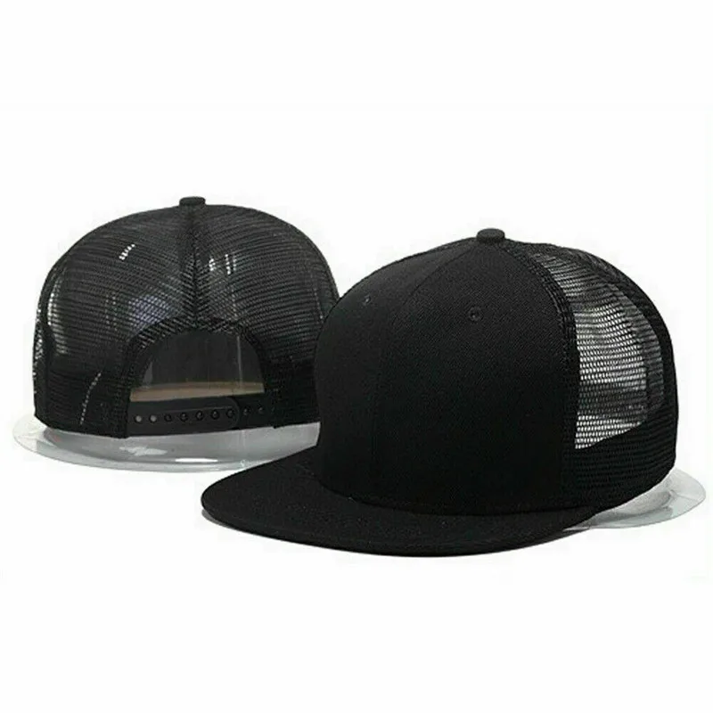 Бейсболка сетчатая бейсболка кепка Snapback Регулируемый плоский козырек