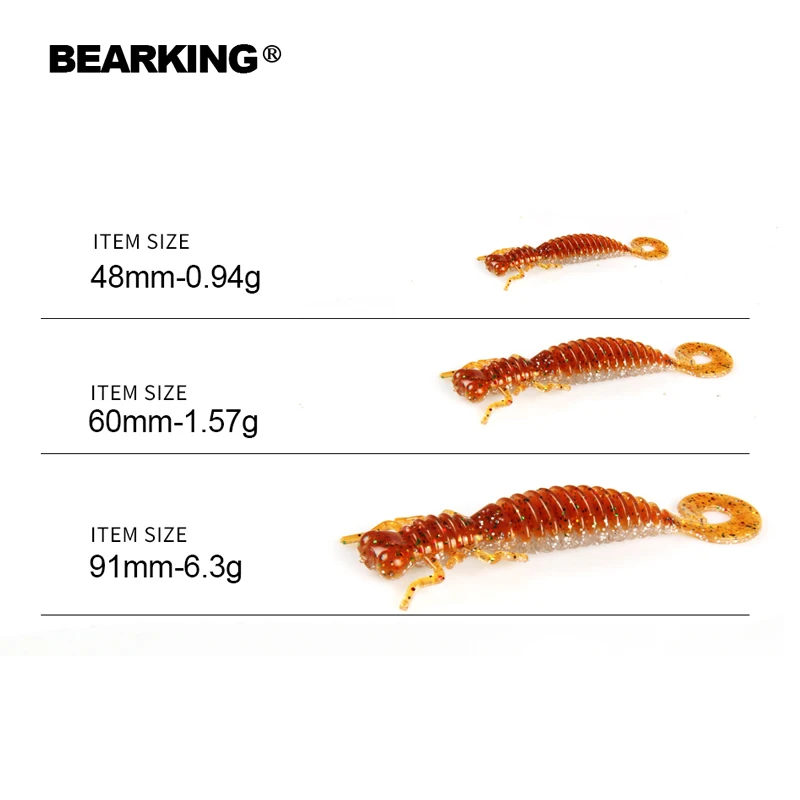 Рыболовные приманки BEARKING Larva 48 мм 60 91 воблеры для ловли карпа искусственные