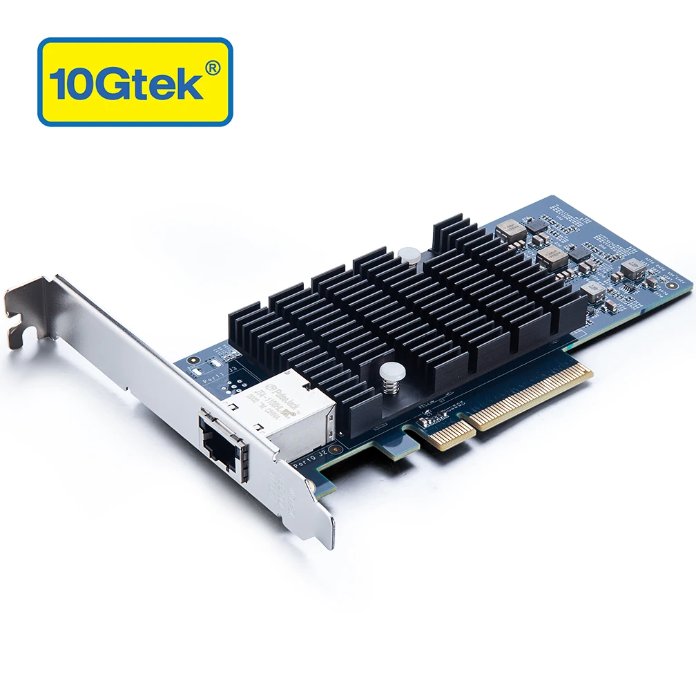 

10Gb PCI-E NIC Network Card, PCI Express Ethernet LAN Adapter Support Windows Server/Windows/Linux/ESX, Compare to Intel X540-T2