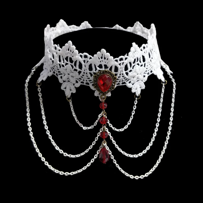 

Ожерелье-чокер женское многослойное, кружевное, YiYaoFa ручная работа, GN-139