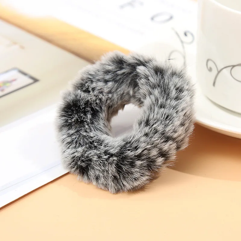 Новинка настоящие кроличьи волосы мягкие эластичные резинки для волос женщин и