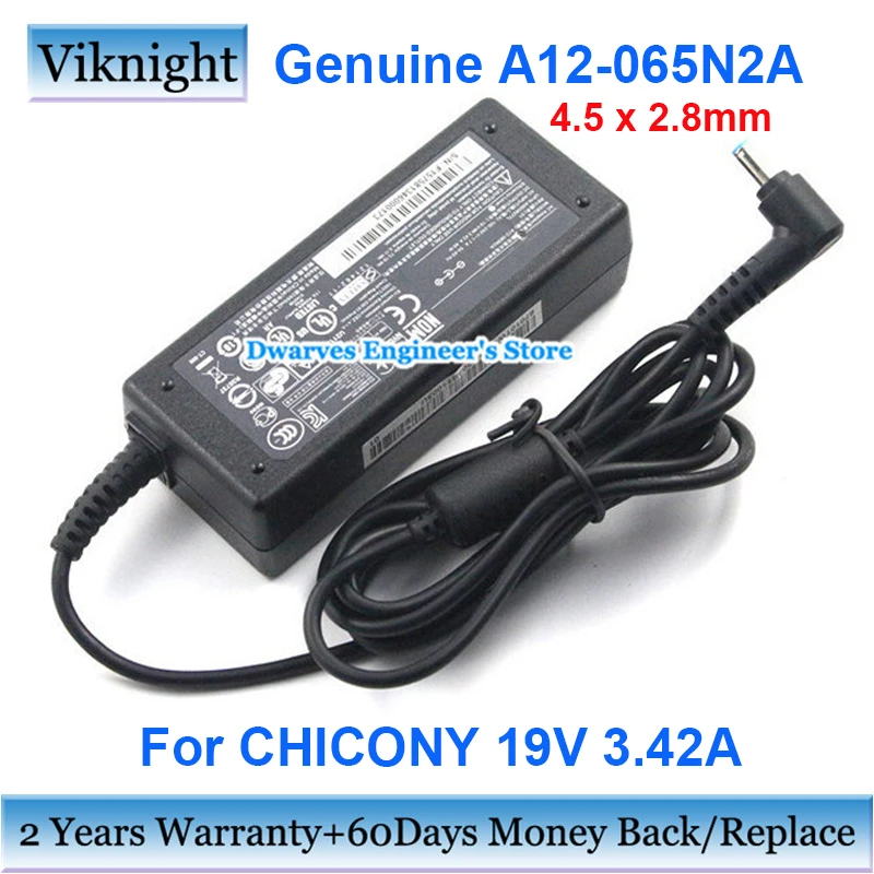 Оригинальный 19V 3.42A CHICONY адаптер питания переменного тока для Getac планшета F 110 F110G3