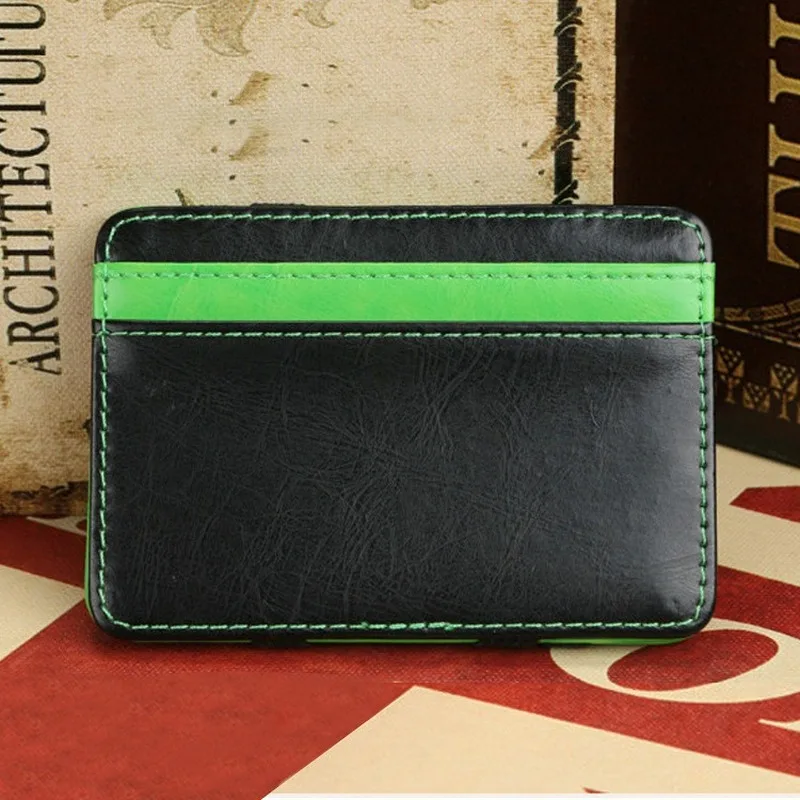 Высококачественный ультратонкий маленький мужской волшебный кошелек Маленький