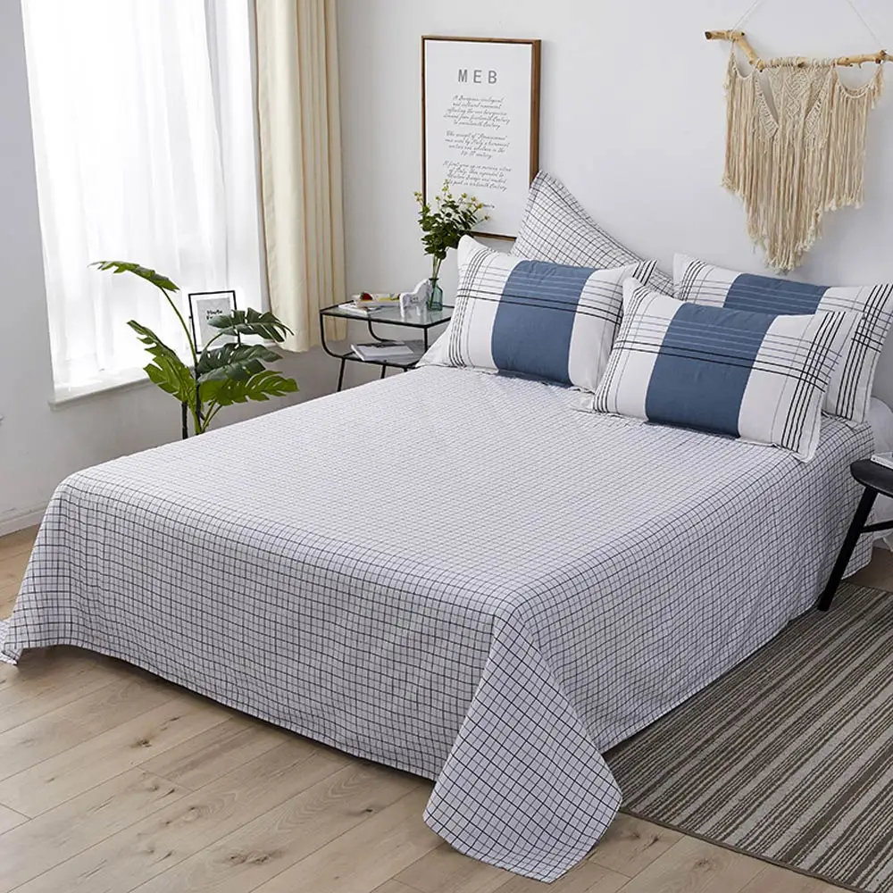 2023624 flat sheet Svetanya хлопок плоский лист печати постельные принадлежности простыни один Твин Полный queen King size - Цвет: 2023624 flat sheet