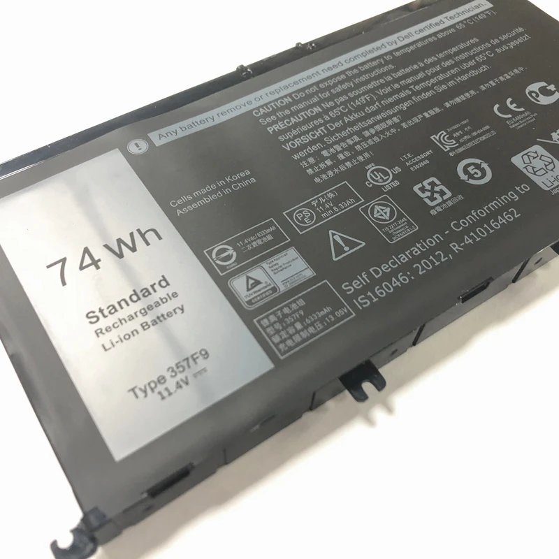 CSMHY 11 4 V 74WH 357F9 Батарея для Dell Inspiron 15- 7000 7559 7557 7566 7567 5576 INS15PD-1548B INS15PD-1748B INS15PD-1848B |