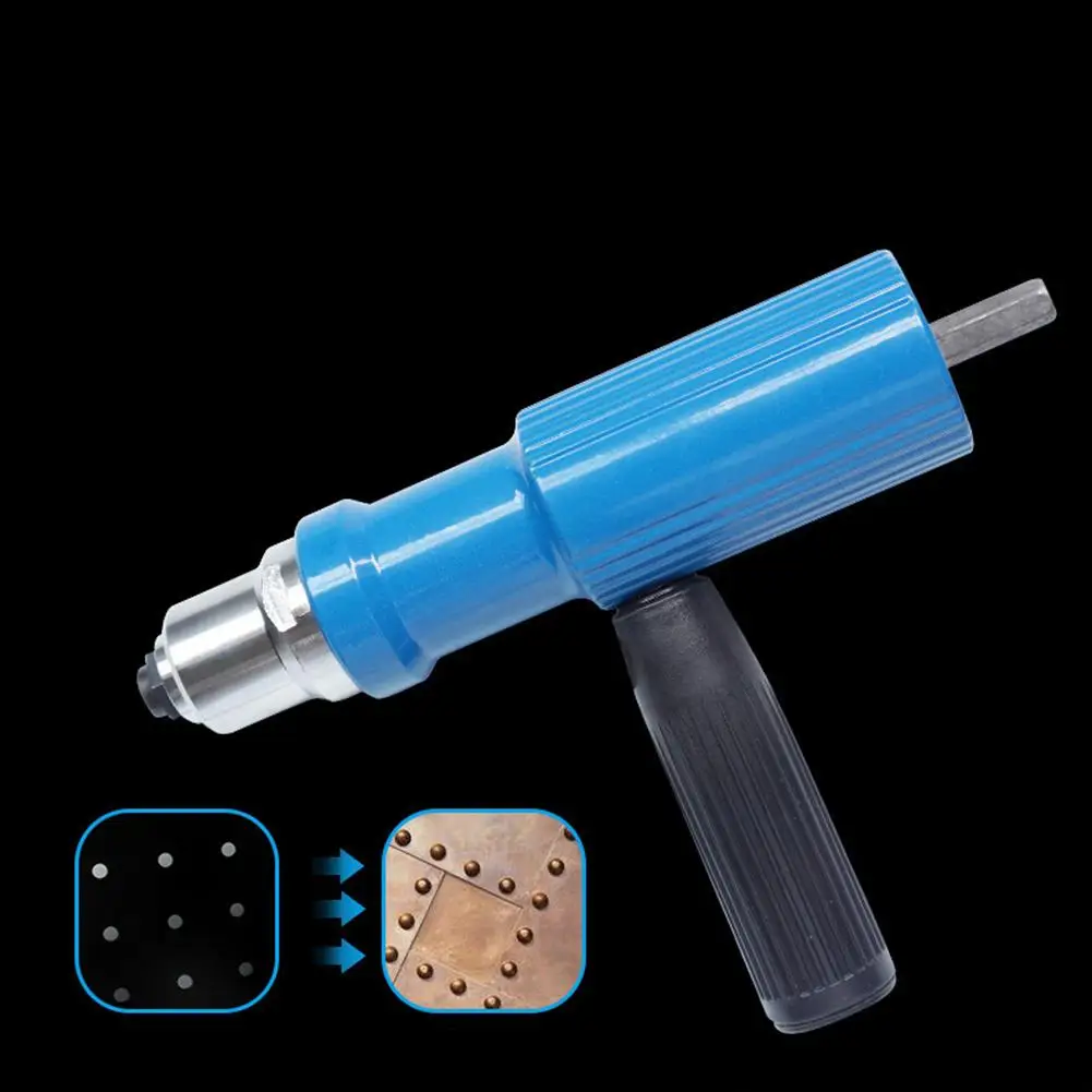 

Electric Rivet Nut Guns Riveting Insert Tool No Skidding Quick Back Nail Riveting Firm Riveter Drill Adapter Nut Tools